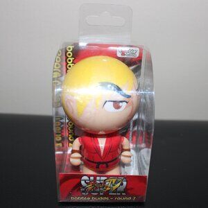 FREE*❤️Super Street Fighter Series 4 Round 2 Ken Bobble Budd Bobble Head Capcom